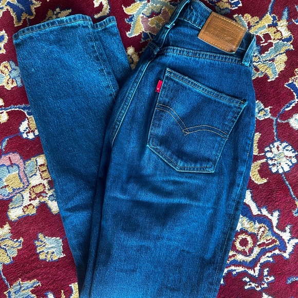 70s SLIM STRAIGHT JEANS - Picture 1 of 2
